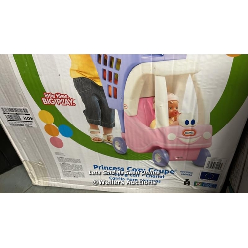 908 - LITTLE TIKES PRINCESS COZY COUPE SHOPPING CART