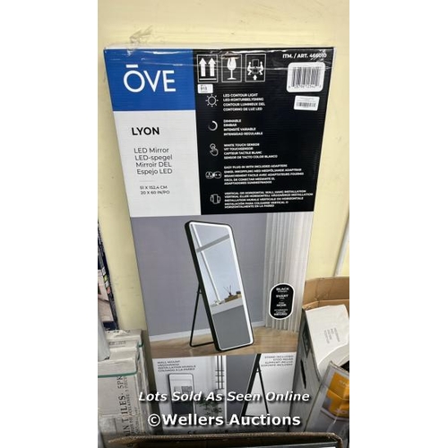 915 - OVE LYON LED LEANER MIRROR, 51 X 152 CM