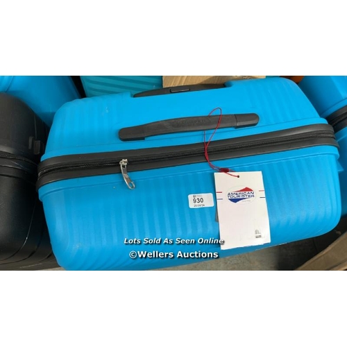 930 - AMERICAN TOURISTER JETDRIVER LARGE 4 WHEEL SPINNER CASE