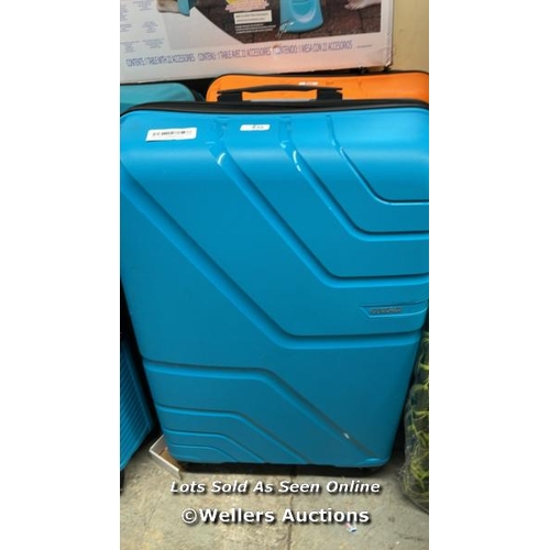 932 - AMERICAN TOURISTER JETDRIVER LARGE 4 WHEEL SPINNER CASE