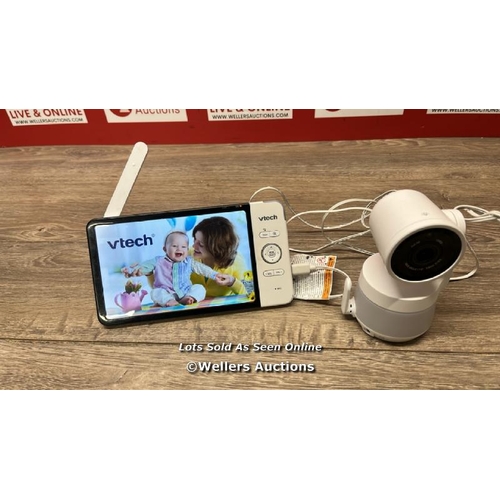 1001 - VTECH RM7767HD 7INCH SMART WI-FI BABY MONITOR / POWERS UP / SIGNS OF USE / BROKEN ANTENNA / NOT FULL... 