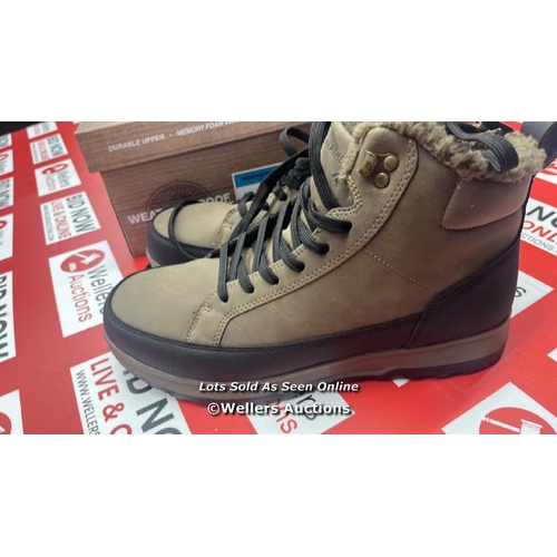 113 - GENTS NEW WEATHERPROOF LOGJAM BOOTS / UK 11