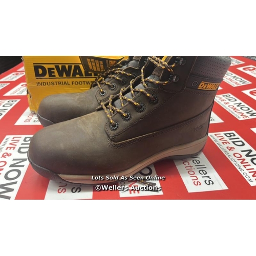 119 - GENTS NEW DEWALT MASON STEEL TOE WORK BOOTS / UK 11