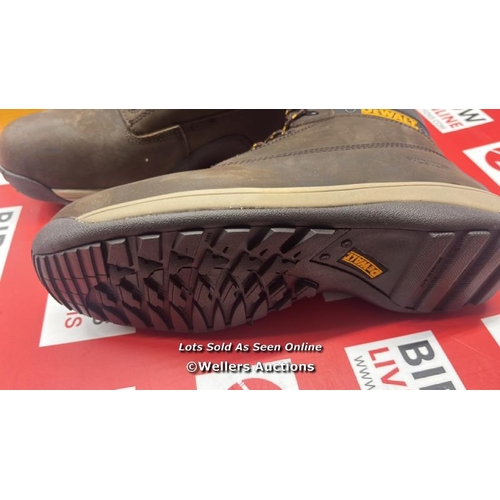 119 - GENTS NEW DEWALT MASON STEEL TOE WORK BOOTS / UK 11