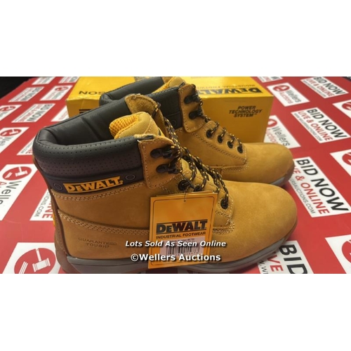 121 - GENTS NEW DEWALT MASON STEEL TOE WORK BOOTS / UK 11