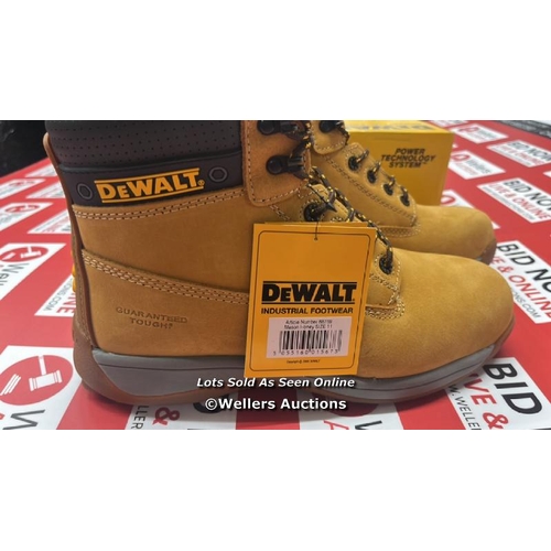 121 - GENTS NEW DEWALT MASON STEEL TOE WORK BOOTS / UK 11