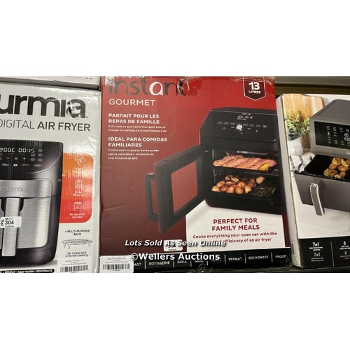 314 - INSTANT 13L GOURMET AIR FRYER OVEN