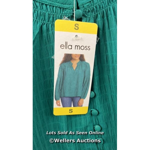 58 - LADIES NEW ELLA MOSS GREEN BLOUSE / S