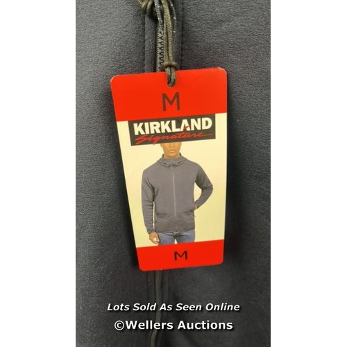 88 - GENTS NEW KIRKLAND SIGNATURE HOODED FLEECE JACKET / M