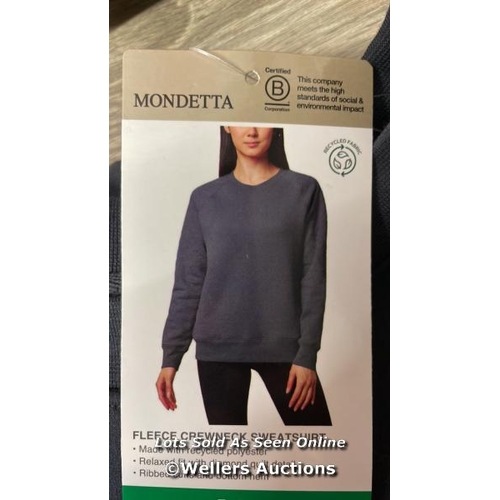 9 - 7X LADIES NEW MONDETTA FLEECE CREWNECK SWEATHIRTS / MIXED SIZES