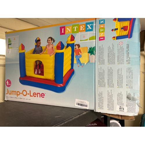 873 - INTEX JUMP-O-LENE CASTLE BOUNCER PLAYHOUSE