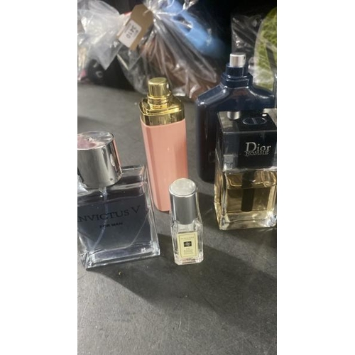 6456 - BAG OF PART USED PERFUMES AND FRAGRANCES INCL. ZARA, DIOR, VERSACE AND ISSEY MIYAKE