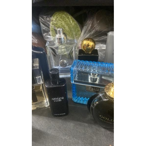 6456 - BAG OF PART USED PERFUMES AND FRAGRANCES INCL. ZARA, DIOR, VERSACE AND ISSEY MIYAKE