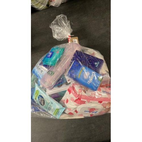 6465 - BAG OF NEW WIPES TISSUES AND PADS