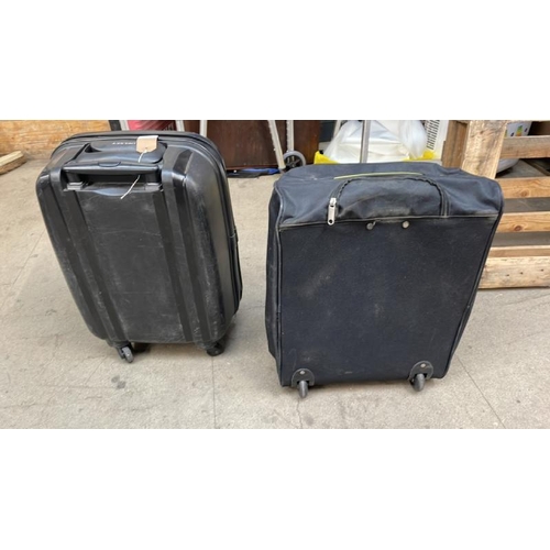 6552 - X2 PRE-OWNED SUITCASES INCL. DELSEY / H70