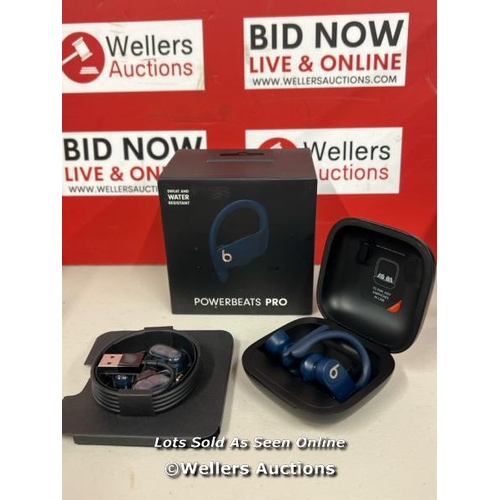 1006 - BEATS POWERBEATS PRO / POWERS UP & CONNECTS VIA BLUETOOTH WITH SOUND / SIGNS OF USE / RIGHT EARPHONE... 