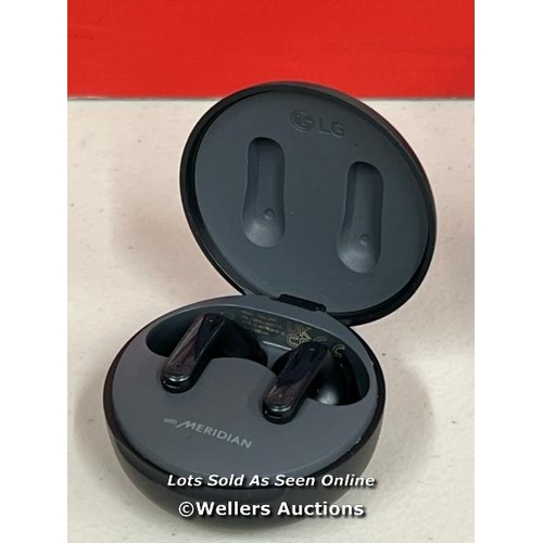 1007 - LG UFP5 WIRELESS EARBUDS / NO POWER / SIGNS OF USE / WITHOUT POWER SUPPLY