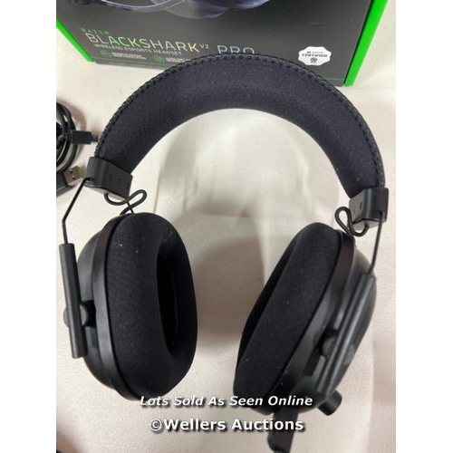 1026 - RAZER BLACKSHARK V2 PRO WIRELESS GAMING HEADSET, RZ04-03220100-R3M1 / SIGNS OF USE / UNTESTED