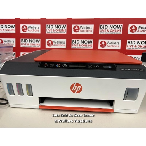 1028 - HP SMART TANK PLUS 559 WIRELESS ALL-IN-ONE PRINTER / POWERS UP / MINIMAL SIGNS OF USE / WITHOUT POWE... 