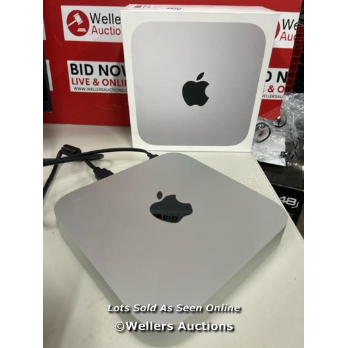 1045 - APPLE MAC MINI / M2 CHIP 8-CORE CPU / 10-CORE GPU / 8GB RAM / 256GB SSD / MMFJ3B/A / POWERS UP / MIN... 