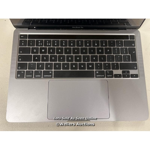 1046 - APPLE MACBOOK PRO 2022 / APPLE M2 CHIP / 8GB RAM / 256GB SSD / 13.3 INCH / SPACE GREY / MNEH3B/A / N... 