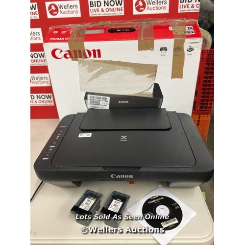 1052 - CANON PIXMA MG2550S PRINTER / POWERS UP / MINIMAL SIGNS OF USE