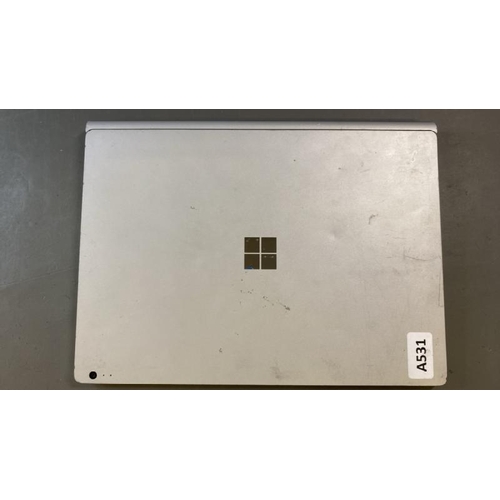 9506 - MICROSOFT LAPTOP / 8GB RAM / 128GB HD / I5-6300U @ 2.40GHZ / SN: 74086363954 / WINDOWS 10 OPERATING ... 