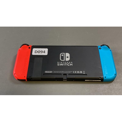 9527 - NINTENDO SWITCH / HAC-001 / SN: XKJ70105067338 / RESTORED TO FACTORY DEFUALTS