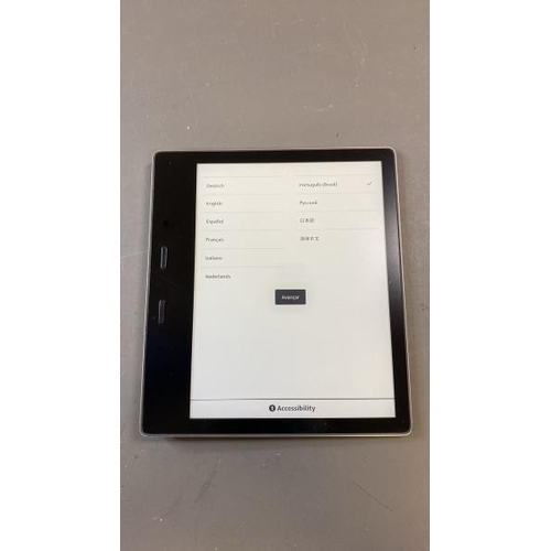 9573 - AMAZON KINDLE OASIS - 9TH GEN /  S8IN4O / RESTORED TO FACTORY DEFUALTS