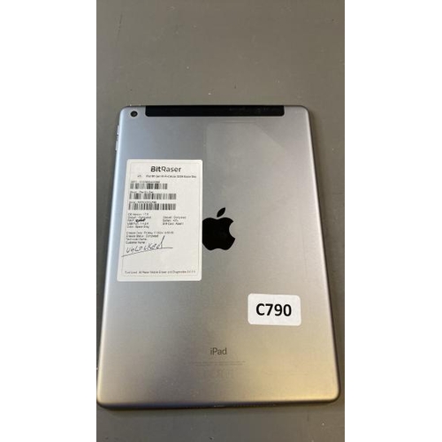 9589 - APPLE IPAD - 6TH GEN / A1954, 32GB, SERIAL: F9FWX3Y3JF88 - ICLOUD UNLOCKED AND FACTORY SETTINGS REST... 