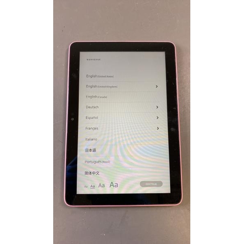 9615 - AMAZON FIRE HD 8 /  R2SP8T / RESTORED TO FACTORY DEFUALTS