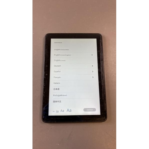 9616 - AMAZON FIRE HD 8 /  K72LL4 / RESTORED TO FACTORY DEFUALTS