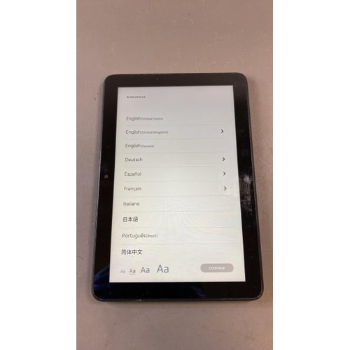 9619 - AMAZON FIRE HD 8 /  K72LL4 / RESTORED TO FACTORY DEFUALTS