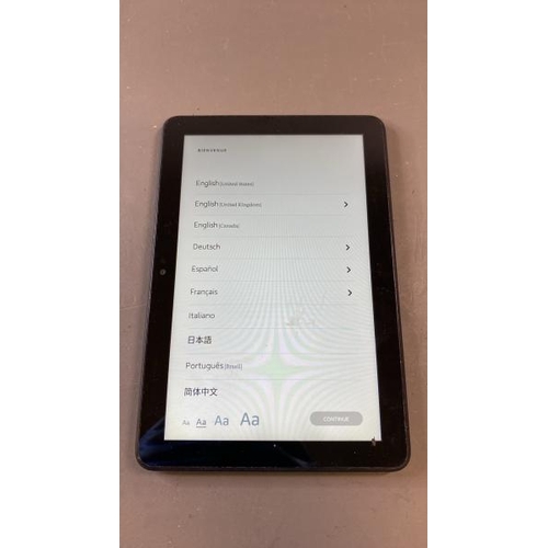 9620 - AMAZON FIRE HD 8 /  K72LL4 / RESTORED TO FACTORY DEFUALTS