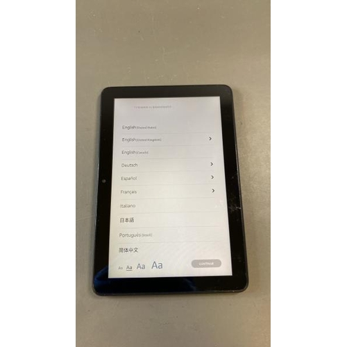 9621 - AMAZON FIRE HD 8 /  R2SP8T / RESTORED TO FACTORY DEFUALTS