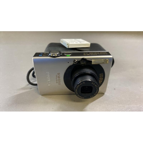 9624 - CANON IXUS 85 IS DIGITAL CAMERA INCL. SPARE BATTERY