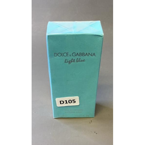 9656 - NEW DOLCE & GABBANA LIGHT BLUE EAU DE TOILETTE 100ML