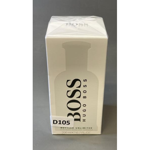 9667 - NEW HUGO BOSS BOTTLED UNLIMITED EAU DE TOILETTE 200ML