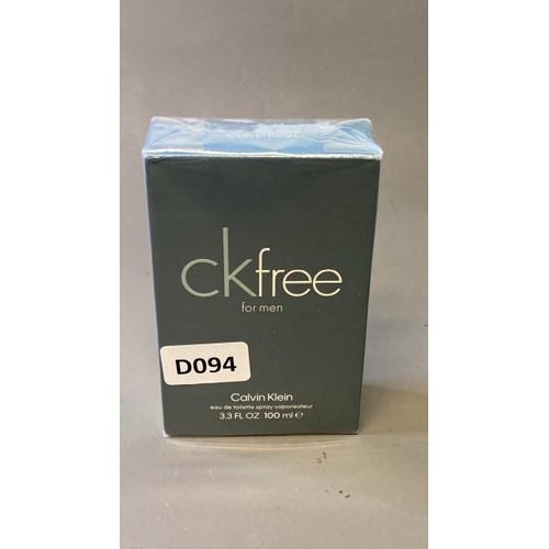 9669 - NEW CALVIN KLEIN CKFREE EAU DE TOILETTE 100ML