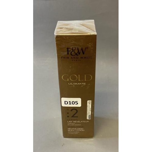 9673 - NEW FAIR AND WHITE GOLD ULTIMATE BODY LOTION