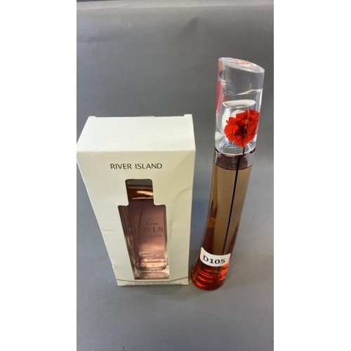 9681 - X1 NEW RIVER ISLAND EAU DE TOILETTE 200ML AND X1 FLOWER BY KENZO L'ABSOLUE EAU DE PARFUM 100ML