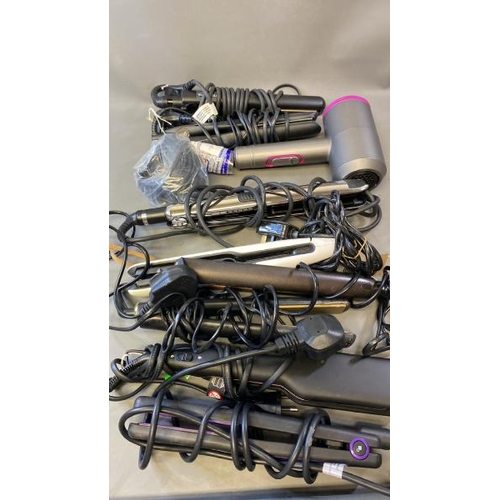 9708 - X8 HAIR STRAIGHTENERS INCL. NICKY CLARKE, BELLISSIMA ITALIA, GHD, REMINGTON, BABYLISS AND TRESEMME A... 