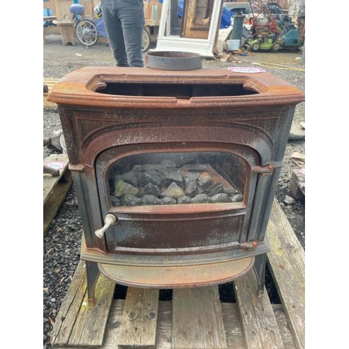 1026 - A CAST IRON FIREPLACE STOVE, 'INTREPID II', 63CM (H) X 52CM (W) X 48CM (D) / ALL LOTS ARE LOCATED IN... 