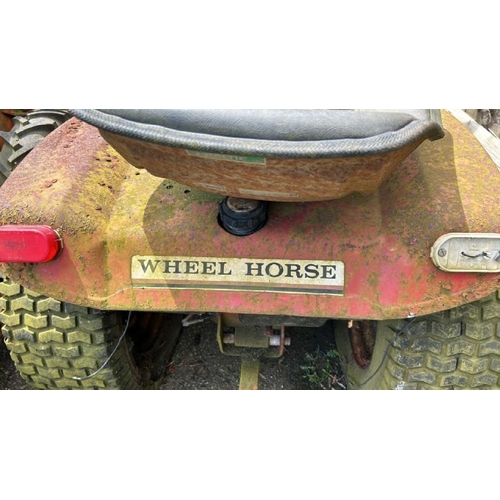 1065 - WHEEL HORSE C-161 RIDE-ON MOWER, NO KEY / ALL LOTS ARE LOCATED IN SL0 9LG, REGRETFULLY WE DO NOT OFF... 