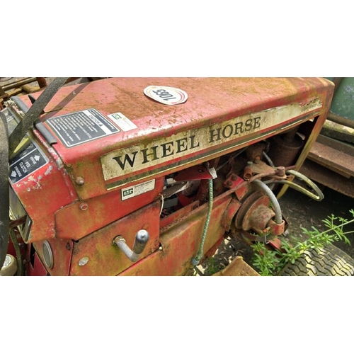 1065 - WHEEL HORSE C-161 RIDE-ON MOWER, NO KEY / ALL LOTS ARE LOCATED IN SL0 9LG, REGRETFULLY WE DO NOT OFF... 