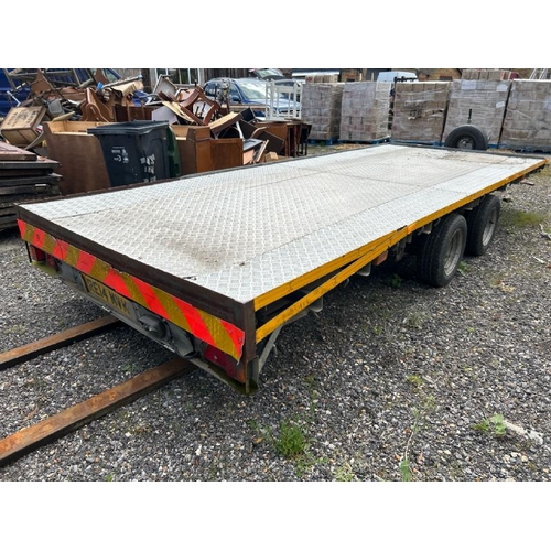 1069 - IFOR WILLIAMS E11 TWIN AXLE FLATBED TRAILER / ALL LOTS ARE LOCATED IN SL0 9LG, REGRETFULLY WE DO NOT... 