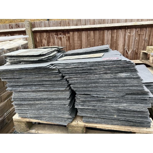 1094 - A VERY LARGE QUANTITY OF ROOFING SLATE, ACROSS TWO PALLETS / ALL LOTS ARE LOCATED IN SL0 9LG, REGRET... 