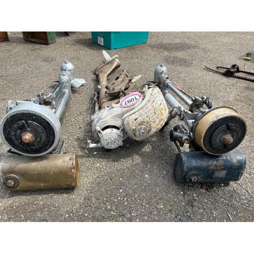 1097 - THREE ASSORTED BOAT MOTORS, TWO ARE BRITISH SEAGULL AND ONE JAP / ALL LOTS ARE LOCATED IN SL0 9LG, R... 