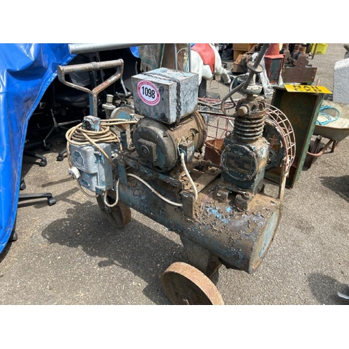 1098 - BROOM AND WADE LTD AIR COMPRESSOR / ALL LOTS ARE LOCATED IN SL0 9LG, REGRETFULLY WE DO NOT OFFER SHI... 