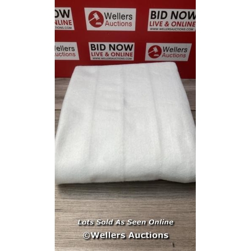 3421 - SILENTNIGHT COMFORT CONTROL ELECTRIC BLANKET - SINGLE 135X72CM / NO POWER / MINIMAL SIGNS OF USE / E... 